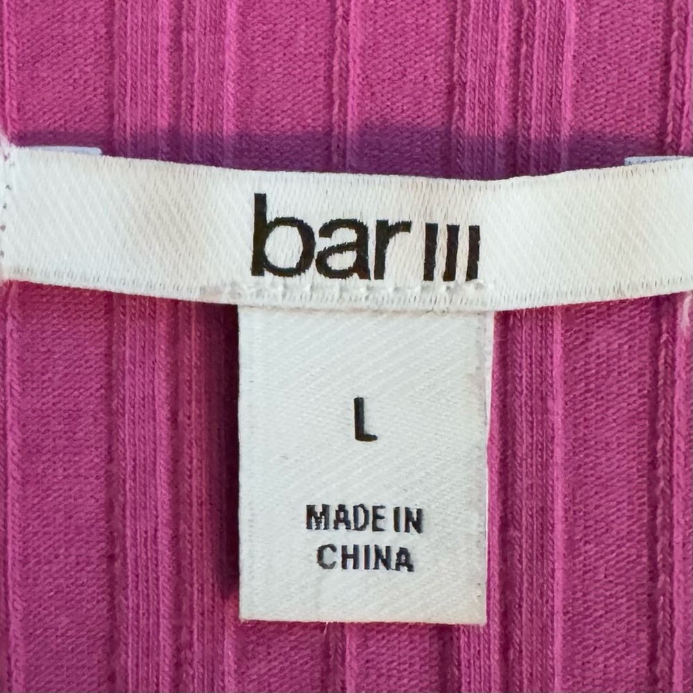 Bar III Pink Sheath Midi Dress with Polo Collar - Picture 5 of 6